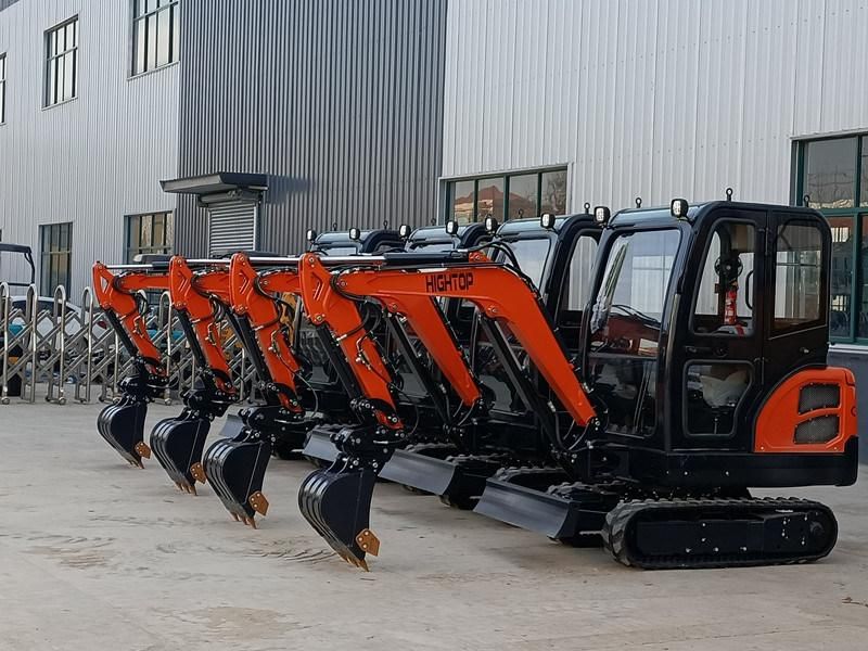 Kubota/Yanmar 1.8ton 2t Mini Excavator with Bucket 0.05cbm