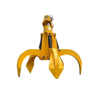 Customized Measurement Hydraulic 4-Rope Orange Peel Grab Bucket