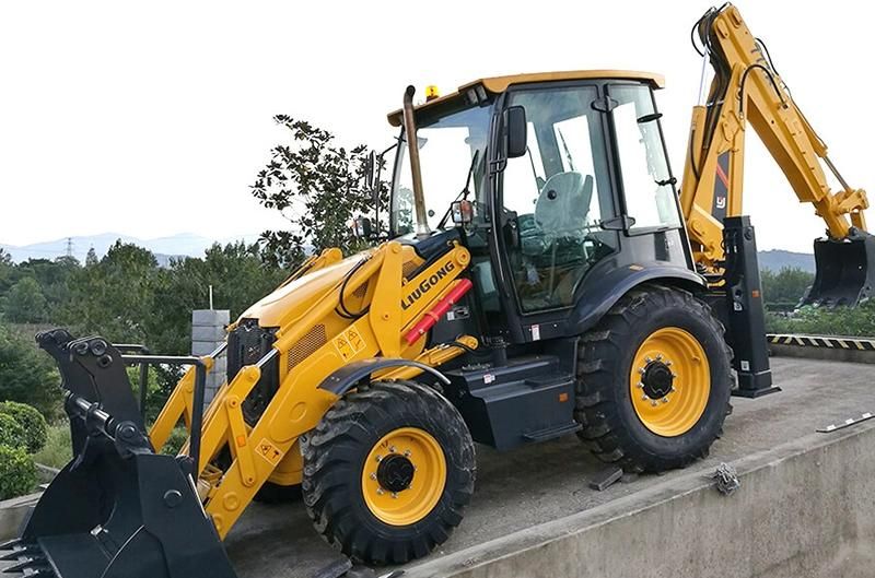 Liugong Tlb Loader Clg 777A Backhoe Loader with Perkins Engine