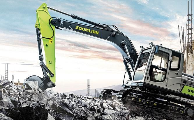 Zoomlion 14ton 15ton Hydraulic Crawler Excavator with Large Capacity Bucket