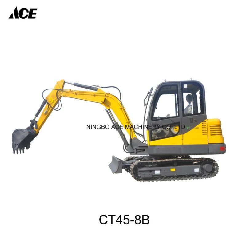 China Carter 4.5 Tons Small Digger Mini Crawler Excavator Manufacturer