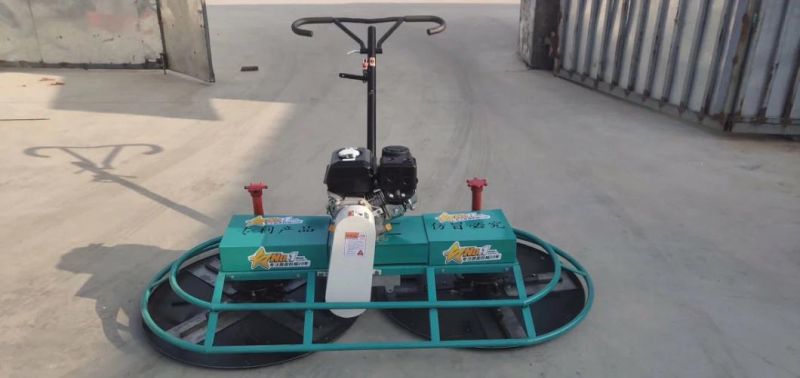 Gasoline Two Rotors Pan Power Trowel Machine