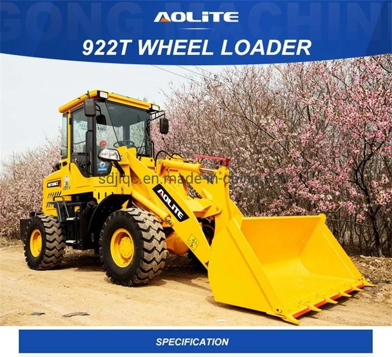 Front Loader Load 1200kg Mini Wheel Loader for Sale