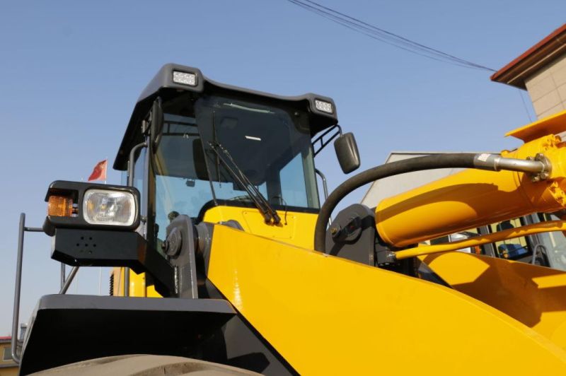 Heavy Duty Sdlq Design 5t 953 Shovel Wheel Loader with Pilot Control&Pallet Fork&3.0cbmrock Grain Bucket&Joystick&Electrical Control Cummins 162 Kw 210HP Engine