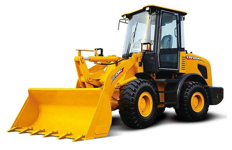 XCMG Front End Loader 1.8ton Bucket Payloader Lw180K Mini Wheel Loader with Ce