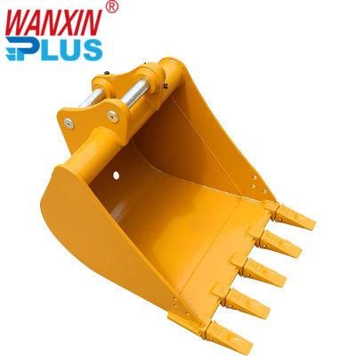 Wanxin Hubei Sparepart for (for excavator) Grab-Bucket-Mini-Excavator Hyundai Excavator Rock Bucket with Low Price 0.45cbm-1.6cbm