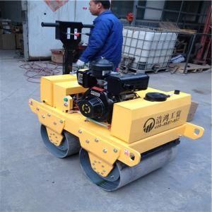 Hand Double Drum Vibratory Mini Road Roller Compactor