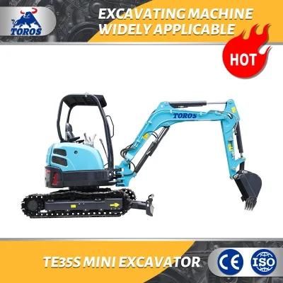 3.5 Ton Digger Chinese Mini Excavators Afforestation Project Diesel Excavator Mini Digger Great-Quality