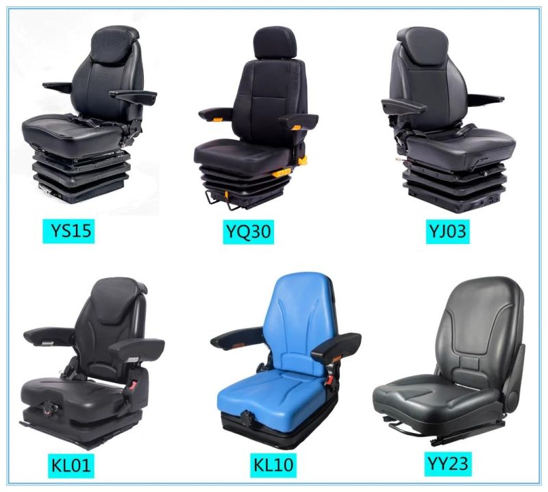 Height Adjustment Luxury Zoomlion Air Suspension Crane Swivel Seats