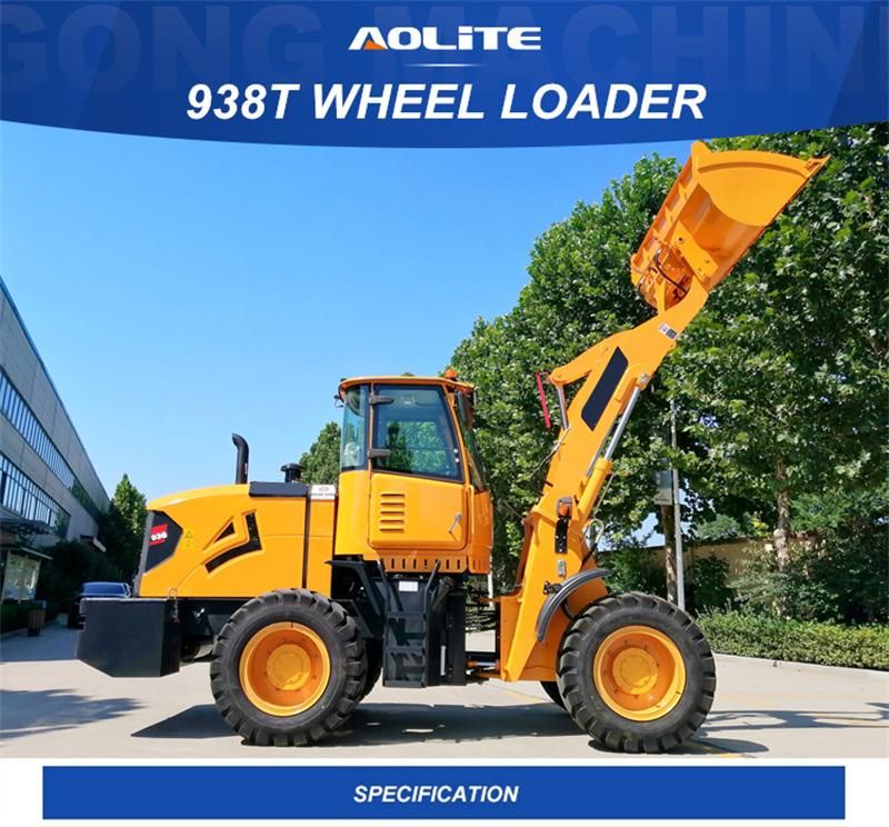 Chinese Low Price 2.5 Ton Loading Ability Wheel Loader
