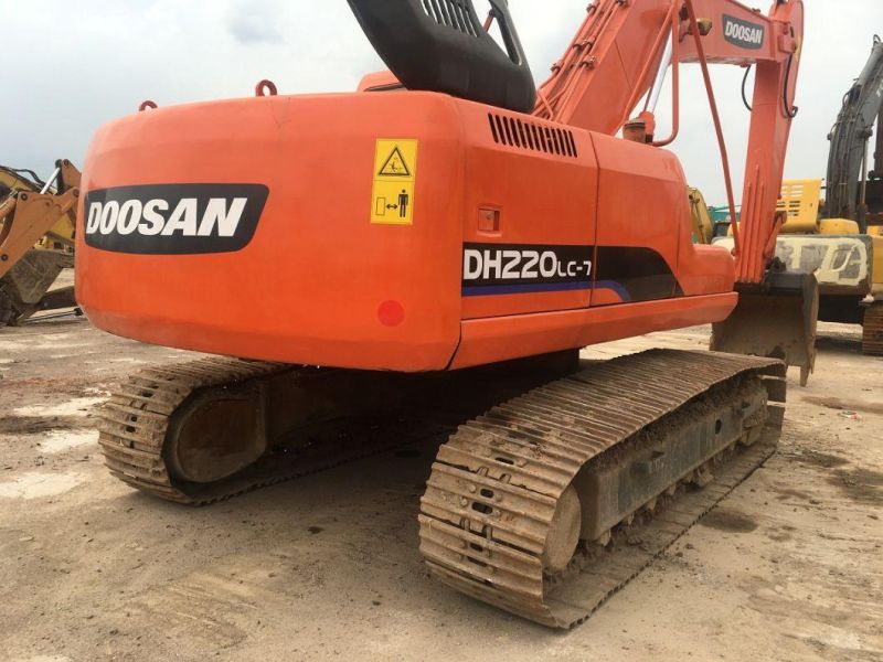 22t Refurbished Doosan Dh220-7 Crawler Excavator Doosan Dh220 Dh220lcv