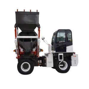 1 Cbm Self Feeding Cement Trucks with Concrete Mixer Machine