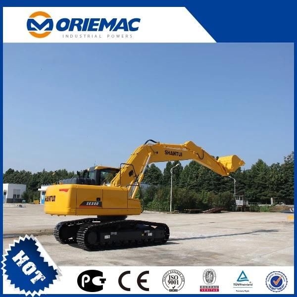 5% Discount Shantui Hydraulic Crawler Excavator Se210W 21 Ton Excavator