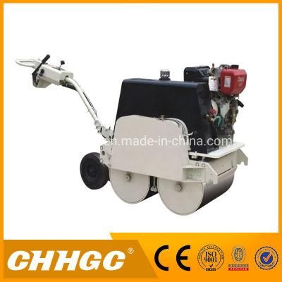 0.8 Ton Mini Walking-Behind Road Roller, Small Double Drum Compacting Roller