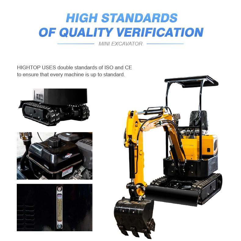 EPA Engine Hot Selling Mini Digger Chinese 900kg Mini Excavator Ht10