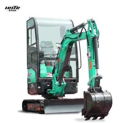 Excavator Mini 2 T Compact Mini 2 Ton Excavator with Side Swing Function Mini China Micro Excavator Attachments