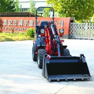 4WD Lawn Mower Tractor Loader Dy35 Mini Front End Loader for Sale