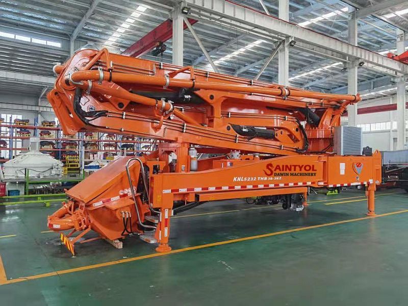 38m Truck Mounted Boom Concrete Pump Truck Upper Part Without Chassis