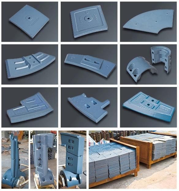 High Chromium Mixer Wear Parts Concrete Mixing Spare Parts - Blade/ Scraper/ Liner