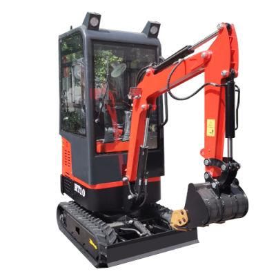 Shandong Excavator with Cab Most Popular Ht10 Mini Digger Excavator Good Price Hydraulic Crawler Digger with Cab