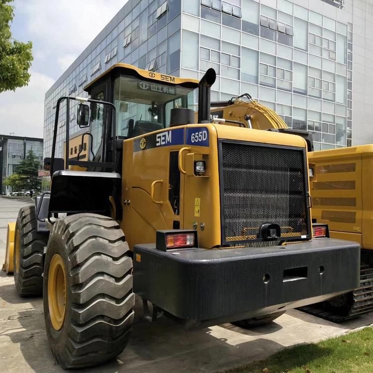 5ton Compact Loader Wheel Loader with Cummis Engine (SEM655D)