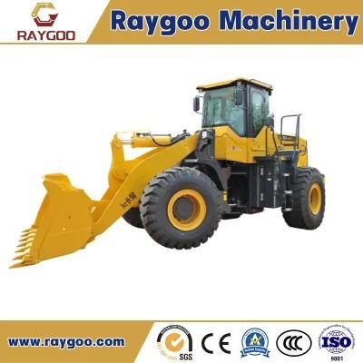 China Hot Sales 5ton Zl50g Front Wheel Loader with Good Price