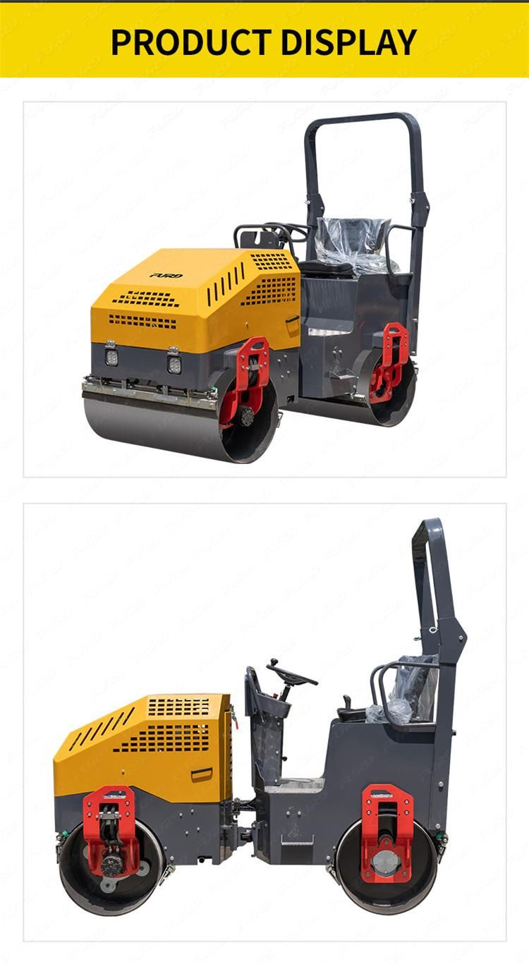 Furd Double Drum Road Roller Vibratory Roller Asphalt Compactor