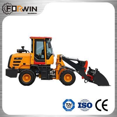 1.2tons/0.6m&sup3; Fw912c Front Loader Factory Outlet Small Wheel Loader Price with 4 in 1 Bucket/Digger