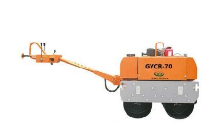 Walk Behind Road Roller Compactor with Double Drum Gyrc-70