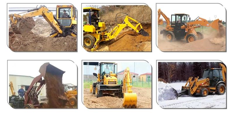 10% off! Upgraded Version Mini Backhoe Loader Back Hoe Small 4X4 Backhoe Loader Backhoe with Attachment for Sale 2 Ton 3 Ton 4 Ton 5 Ton 6 Ton by Sea