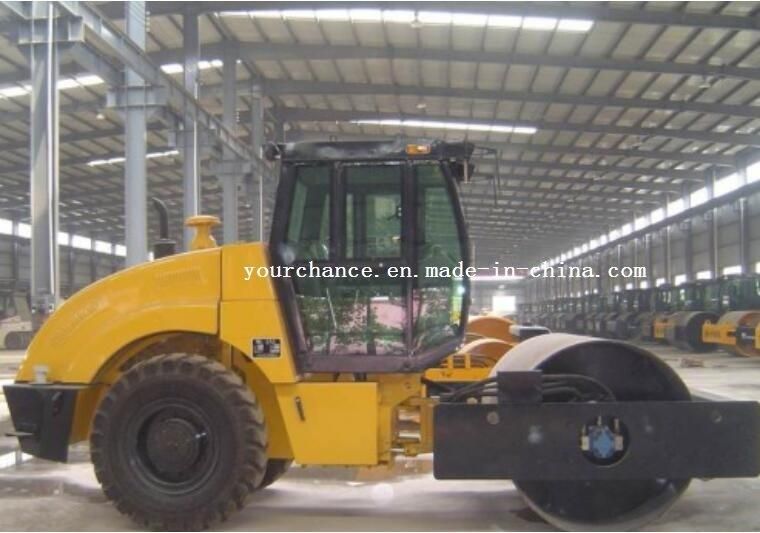 High Quality Construction Machinery Lt212 12 Tons Mechanical Drive Single Drum Vibratory Road Roller with Padfoot for Sale