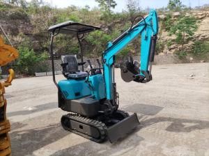 High Performance Rl-10m 1.5ton Hydraulic Hammer Mini Excavator New Mini Excavator with Bucket for Hot Sale