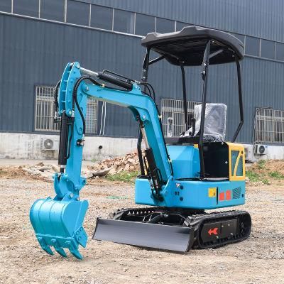 New Arrival 1.7t Mini Excavator with Hydraulic Joystick and Yanmar 3cylinders Water Cooling Engine