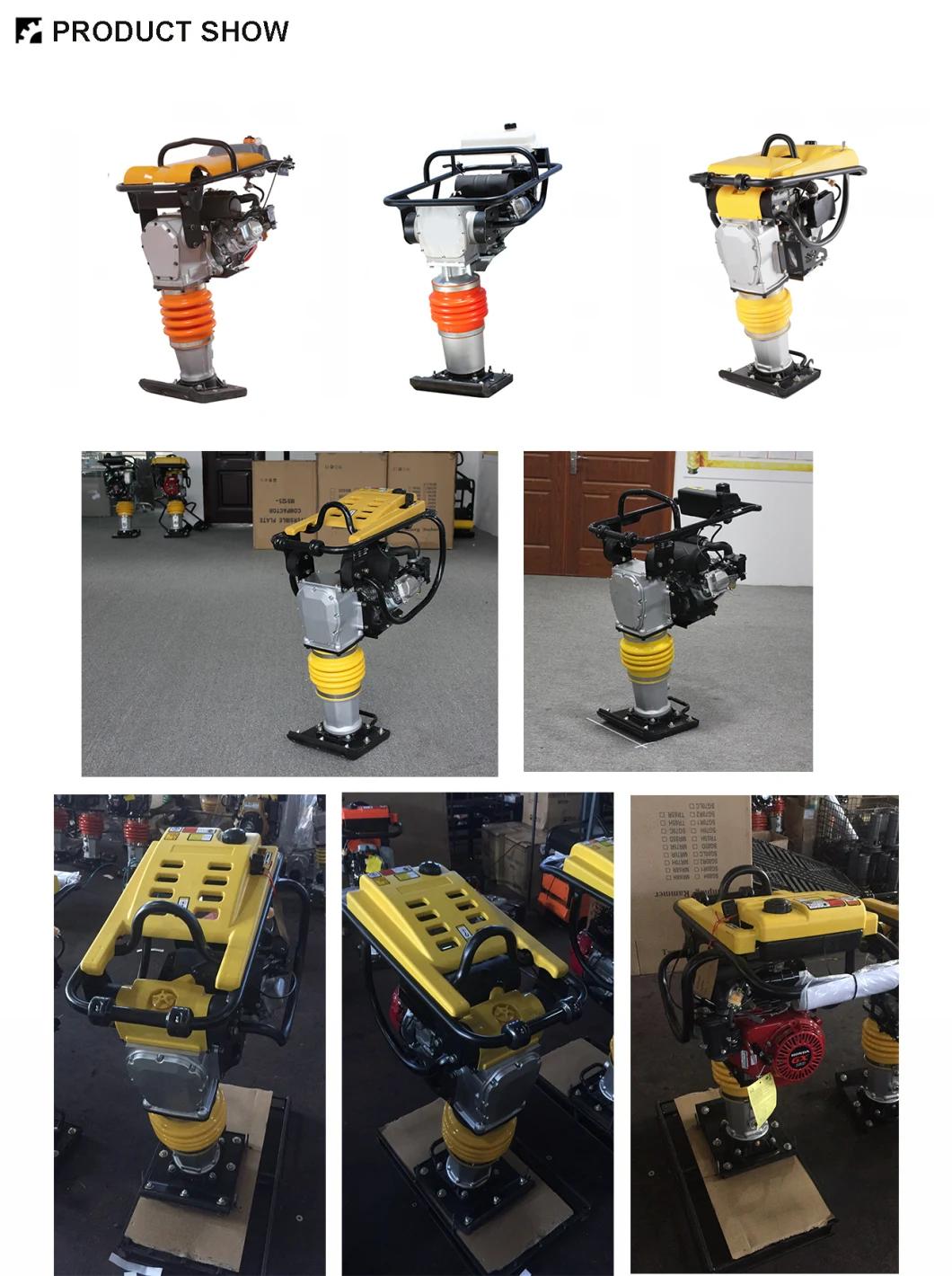 2022 New Hot Gasoline Tamping Rammer Price 5.5HP Vibratory Rammer Compactor