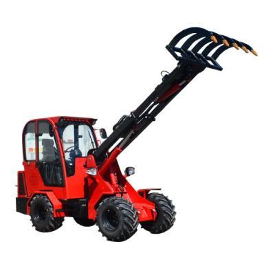 Accept Customized Types of Front End Loader Bucket Mini Wheel Loader New Cheap Compact Telescopic Small Wheel Loader for Sale