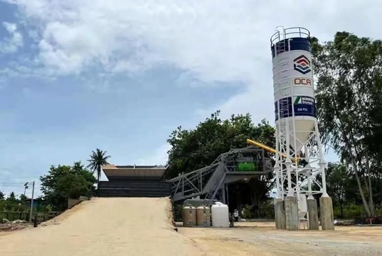 XCMG Factory Hzs75vy Concrete-Mixing Plant 75m3/H Schwing Mobile Concrete Batching Plant