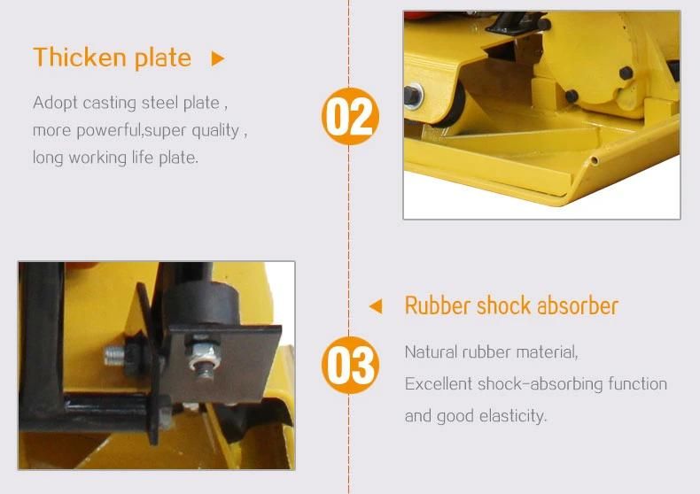 C90 Vibratory Compactor with Ce 6.5HP Gasoline Plate Compactor