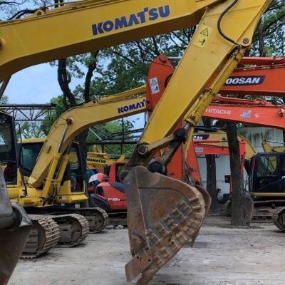 Used Komatsu PC120/PC128/PC130/PC138/PC200/PC210/PC220/PC240 Crawler Excavator with Hydraulic Breaker Line and Hammer in Good Condition