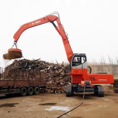 China Wzyd55-8c Bonny 55 Ton Hydraulic Material Handler with Magnet Devices