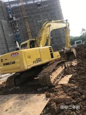 3*Second-Hand Digger Used Excavator Cheap Crawler Komatsu PC200-6 Backhoe Hydraulic Construction Equipment