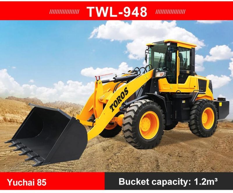 Multifunctional Wheel Hydraulic Mini Loader 1 Ton 2 Ton 3 Ton 5 Ton Factory Loader Small Front Wheel Loader