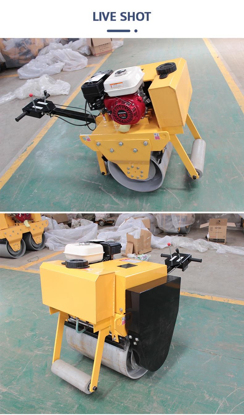Construction Machinery Smooth Single Drum Vibratory Road Roller
