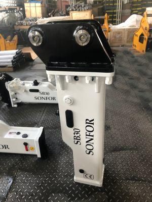 4-9ton Hyundai Excavator Hydraulic Rock Hammer for Concrete Work Breaking