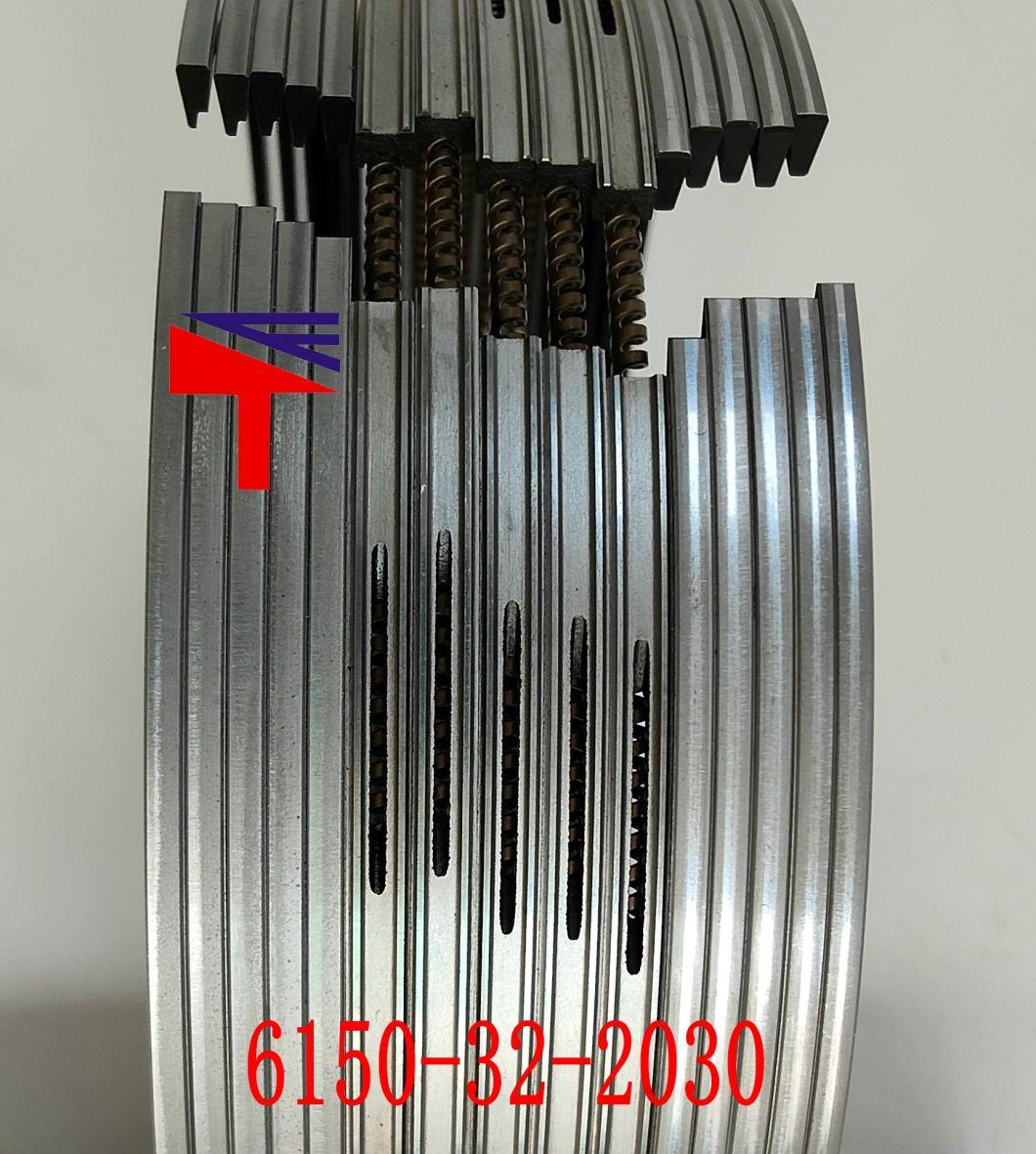 High Quality Diesel Engine Mechanical Parts Piston Ring 6150-32-2030 for Excavator Parts PC400-6 Wa470 Engine Parst S6d125 Generator Set