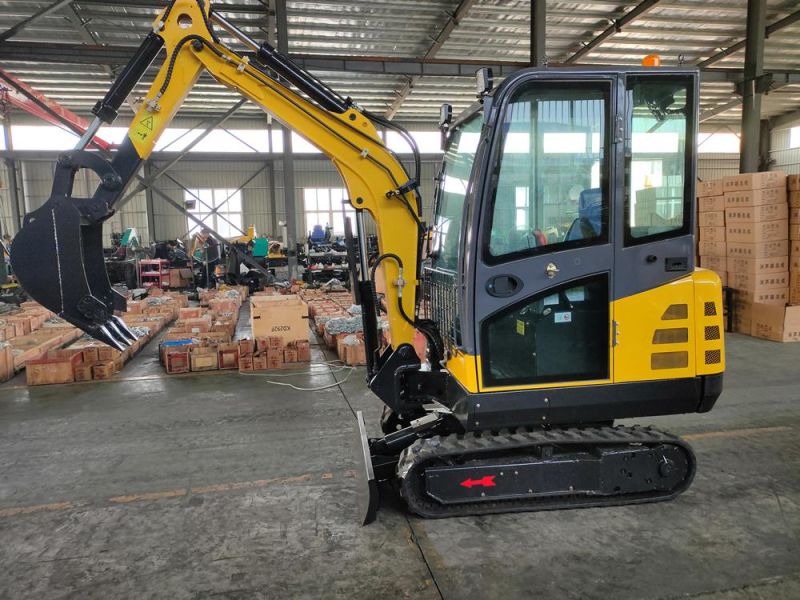 2.5 T Hydraulic Excavator /Excavator Machine/Mini Digger with Arm Deflection and Extendable Track