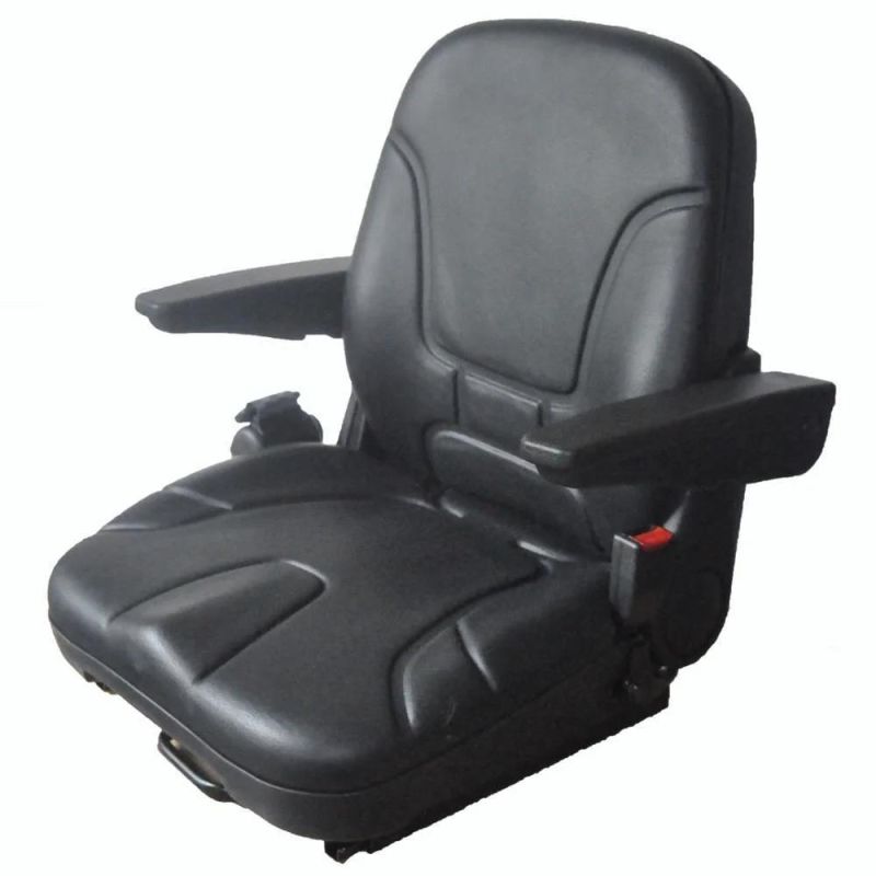 Excavator Cab Seat with Black Steel Tube PVC PE Formed