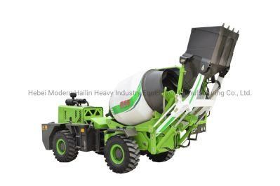 Huaya Hydraulic Self Loading Self-Loading Concrete Mixer Truck with CE