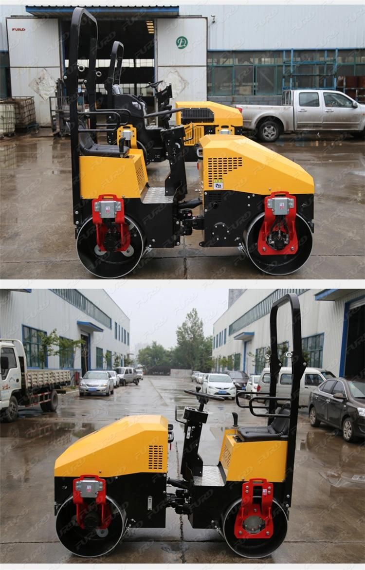Double Drum Roller Compactor Single Drum Asphalt Roller for Sale Fyl-890