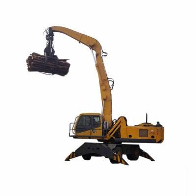 Mobile Grab Machine 25 Ton Wheeled Material Handler for Recycling