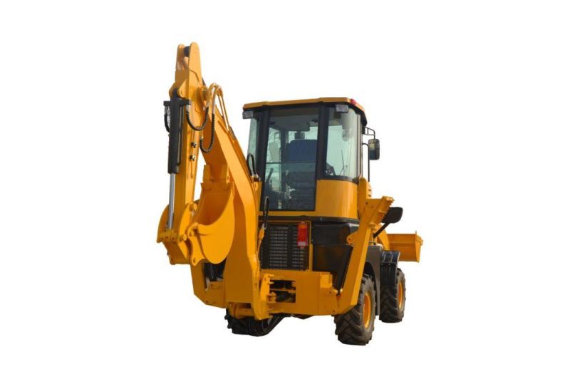 Lgcm Cheap 4WD Multifunction Small Garden Tractor Backhoe Excavator Loader Backhoe with Attachment